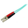 Startech.Com 2m LC Fiber Optic Cable 10Gb Aqua - MM Duplex 50/125 - LSZH A50FBLCLC2